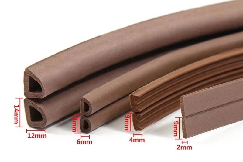 Door EPDM Adhesive Backed EPDM Rubber Crash Proof Windproof Car Door Seal Strips