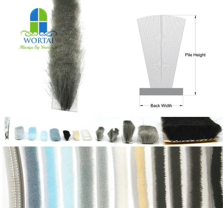 Best Price Mohair Wool Pile Weather Strip for Sliding Doors