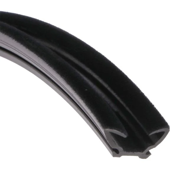 Car Door Coated Flocked Glass Run Rubber Sealing Strip