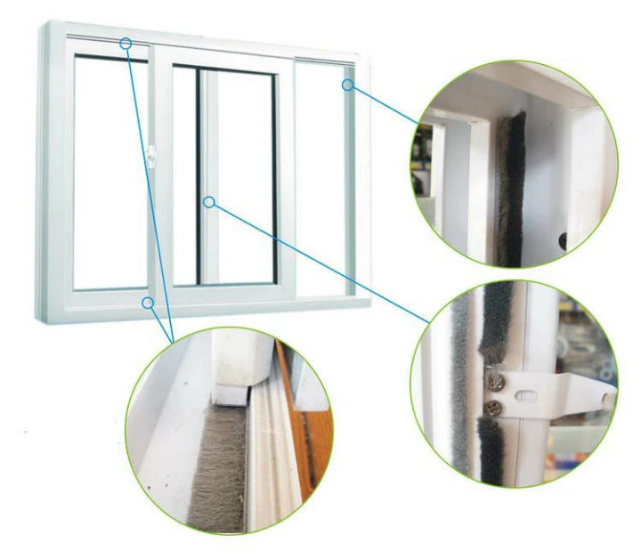 Best Price Mohair Wool Pile Weather Strip for Sliding Doors