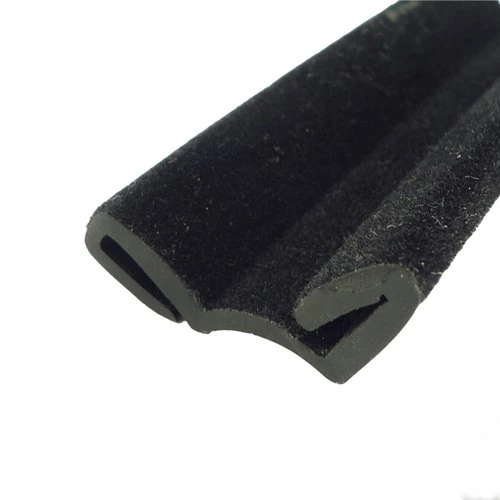 Car Door Coated Flocked Glass Run Rubber Sealing Strip