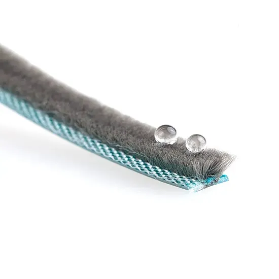 Poils raides Accessoires pour portes et fenêtres Bande météo en laine